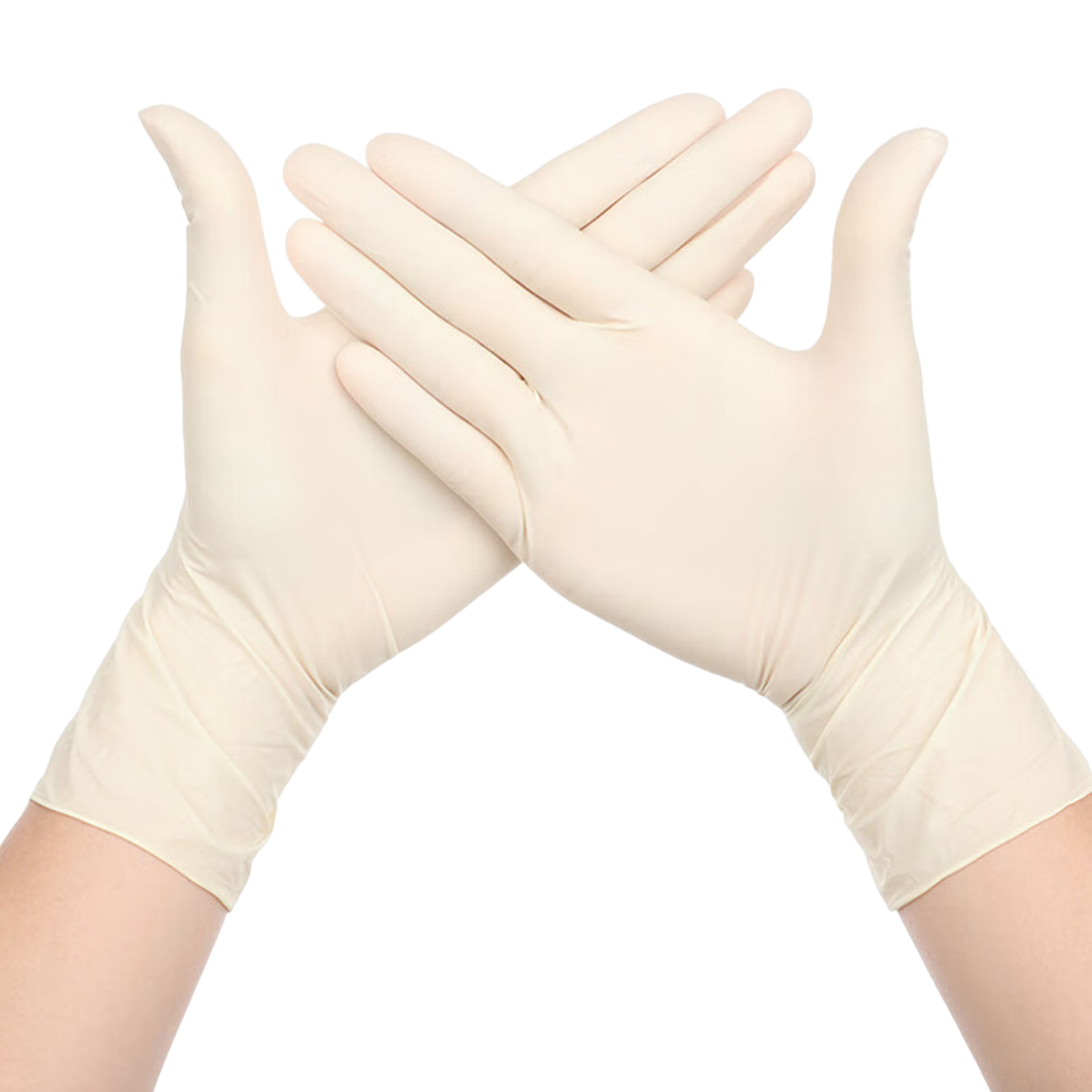 Disposable non-sterile latex gloves