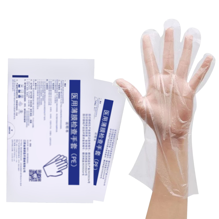 Disposable Medical PE Examination Gloves